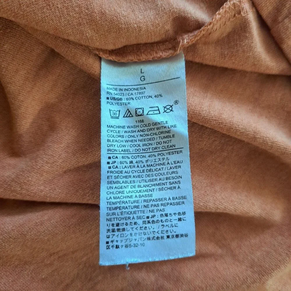 BANANA REPUBLIC PREMIUM WASH T SHIRT  SIZE L